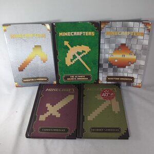 Minecraft 5 Lot Handbook Minecrafters Combat Redstone Essentials Ultimate Secret